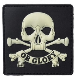 ΣΗΜΑ SURVIVORS DEATH OR GLORY 3D ΜΑΥΡΟ-FLUO GREEN ΜΕ VELCRO