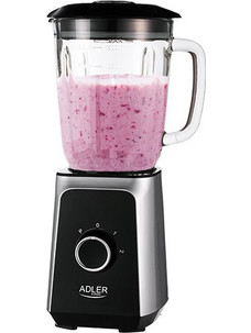 Adler AD-4076 Μπλέντερ για Smoothie με Γυάλινη Κανάτα 1.5lt 1000W
