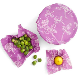 Bee's Wrap κερομάντηλα Mimi's purple σετ 3τμχ (S,M,L)