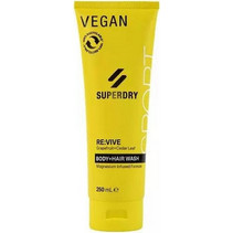 Superdry Sport RE Vive Body & Hair Wash Σαμπουάν & Αφρόλουτρο 250ml