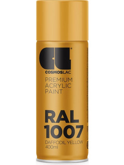 Cosmoslac Premium Acrylic Paint Σπρέι Βαφής Daffodil Yellow RAL1007 Gloss 400ml