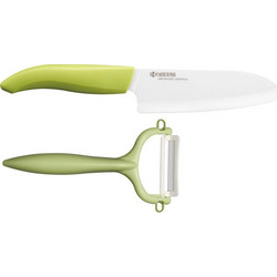 Kyocera Σετ μαχαίρι του Σεφ 14cm και ψιλοφλουδος πράσινο