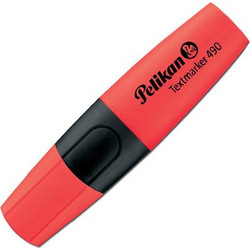 Pelikan Textmarker 490 Μαρκαδόρος Υπογράμμισης Κόκκινος