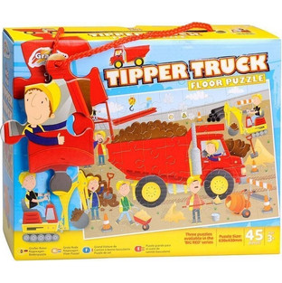 Παιδικό Puzzle Grafix Φορτηγό Εκσκαφέας 45 Κομμάτια