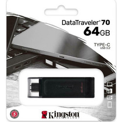 Kingston DataTraveler 70 64GB USB Stick 3.2 Gen 1 με USB-C