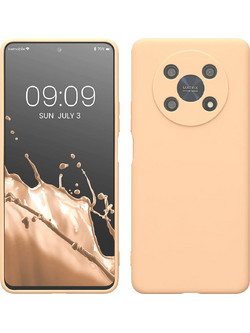 KWmobile Θήκη Σιλικόνης Honor Magic4 Lite με Πλαίσιο Κάμερας - Macchiato (58580.245)