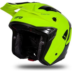 UFO Sheratan Neon Yellow / Black Κράνος Μηχανής Jet 1150gr