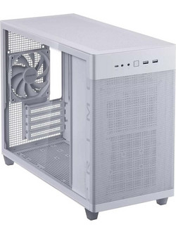 Asus Prime AP201 Mesh White Gaming Micro Tower Κουτί Υπολογιστή