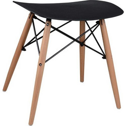ΣΚΑΜΠΩ ΞΥΛΙΝΑ ΠΟΔΙΑ ΤΟΝΙΑ HM0109.02 ΜΑΥΡΟ 47x34.5x46.5 εκ