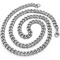 Αλυσίδα λαιμού Unisex από ατσάλι 5mm AN100