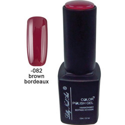 Lilly Nail Art Color Gel Brown Bordeaux Ημιμόνιμο Βερνίκι Νυχιών 12ml