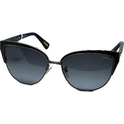 Lanvin LN036M 448 Γυναικεία Γυαλιά Ηλίου Cat Eye Κοκάλινα Μαύρα με Μαύρο Polarized Φακό