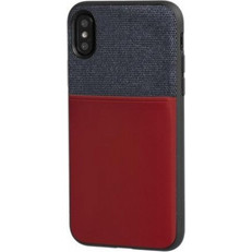 Lampa Duo Pocket Silver Line Θήκη Μπλε / Μπορντώ (iPhone X)
