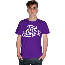 I'm A Fire Starter (Κοντομάνικο Ανδρικό / Unisex) - Dark purple