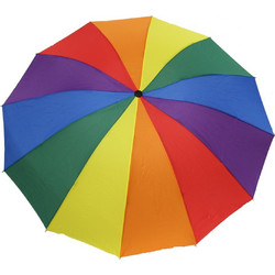 Red Polkadot Umbrellas