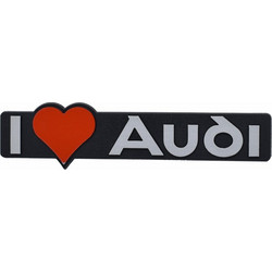 ΣΗΜΑ AYTΟΚΟΛΛΗΤΟ I LOVE AUDI