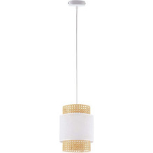 TK Lighting Boho 6528 Κρεμαστό Φωτιστικό Οροφής E27 Λευκό Φ20cm