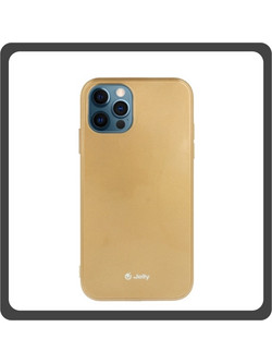 Jelly Θήκη Πλάτης - Back Cover, Silicone Σιλικόνη TPU Gold Χρυσό For iPhone 13 Pro