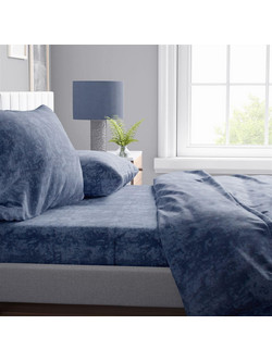 Dimcol Σετ Σεντόνια Μονά Βαμβακερά 160x240 Shadow 15 Dark Blue