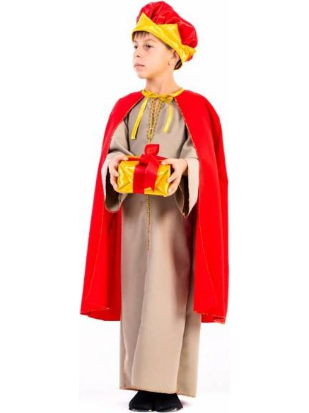 Fun Fashion Στολή Χριστουγέννων Μάγος Κόκκινος Παιδική Για Αγόρια