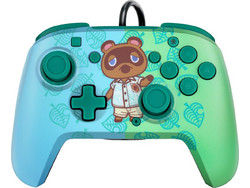 PDP Faceoff Deluxe+ Audio Animal Crossing Wired Controller Switch