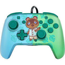 PDP Faceoff Deluxe+ Audio Animal Crossing Wired Controller Switch