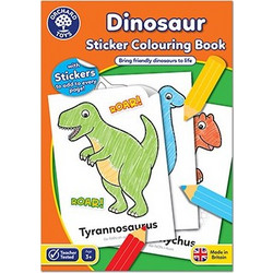 Orchard Toys Βιβλίο Ζωγραφικής με Αυτοκόλλητα Dinosaur 3+ Ετών ORCHCB09