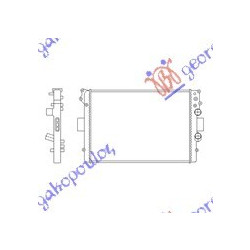 Ψυγειο 2,8D-TDi +A/C (65x44x27) ΠΑΡ. Σ/Ο Iveco Daily 00-07 - 074306300