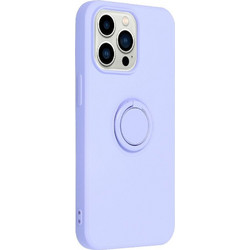 Forcell Ring Back Cover Σιλικόνης Violet (iPhone 14 Pro)