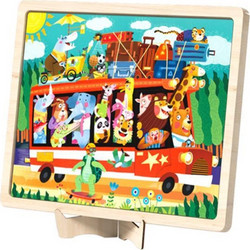 Παιδικό Puzzle Mideer Trip On The Bus 48 Κομμάτια
