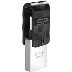 Silicon Power C31 32GB USB Stick 3.2 Gen 1 με USB-A & USB-C