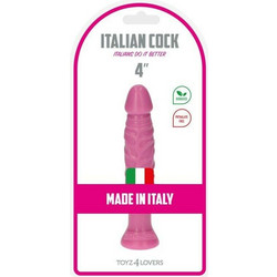 Toyz4lovers Italian Cock Teo Ρεαλιστικό Dildo με Βεντούζα 10.5cm Ροζ