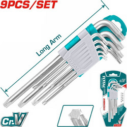 TOTAL ΣΕΤ TORX 9 ΤΕΜ (THT106392)