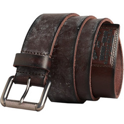 Superdry Badgeman Ανδρική Ζώνη Δερμάτινη Καφέ M9210091A-02O