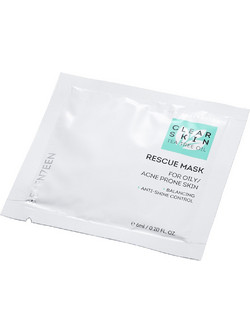 Seventeen Clear Skin Rescue Κρεμώδης Μάσκα Προσώπου 2x6ml