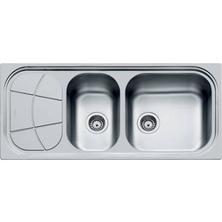 Foster Big Bowl Ένθετος Νεροχύτης Inox Σαγρέ Αριστερή Ποδιά 116x50cm