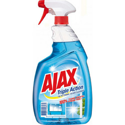Ajax Triple Action Spray Τζαμιών 750ml