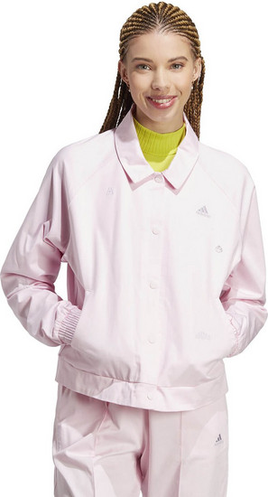 Γυναικεία Ζακέτα Adidas BLUV Q1 Γυναικεία Ζακέτα Φούτερ Κοντή με Φερμουάρ Ροζ IC0801