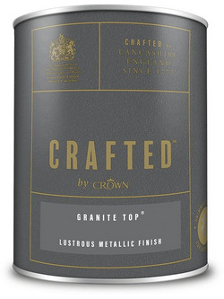 Crown Lustrous Metallic Χρώμα Τεχνοτροπίας Granite Top 1.25lt