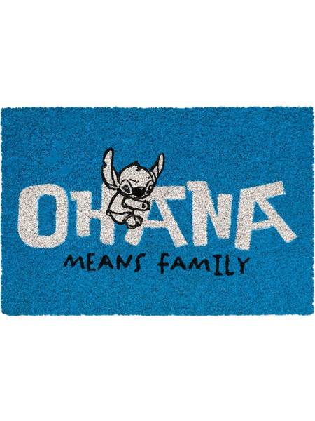 STITCH - Ohana - Blue Doormat