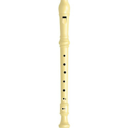 Maped Soprano Παιδική Πλαστική Φλογέρα Μπαρόκ με Αυλό Καθαρισμού ΛευκήΚωδικός: 040702