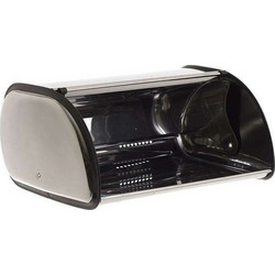 Click Ψωμιέρα με Καπάκι Inox σε Ασημί Χρώμα 35.5x23x14.5cmΚωδικός: 24045494