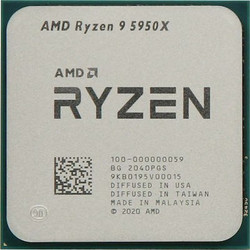 AMD Ryzen 9 5950X Tray Επεξεργαστής 16 Πυρήνων για Socket AM4