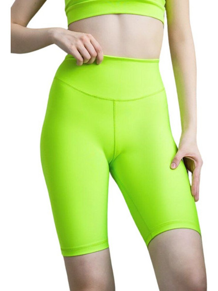 Lismina Γυναικείο Ποδηλατικό Κολάν Push Up Lime 986