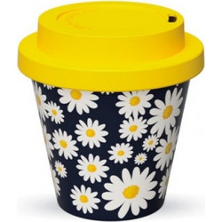 iDrink Ποτήρι Καφέ Bamboo με Καπάκι Daisy 90ml ID5102
