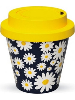iDrink Ποτήρι Καφέ Bamboo με Καπάκι Daisy 90ml ID5102