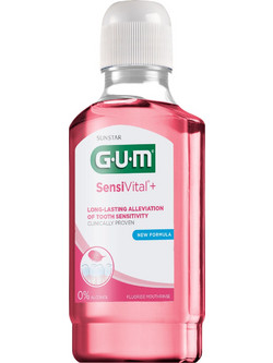 Gum Sensivital+ Στοματικό Διάλυμα για Ευαίσθητα Δόντια Κατά της Πλάκας 300ml