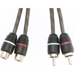 Four Connect 4-800153 Καλώδιο Προέκτασης RCA Ήχου 2x RCA Αρσχενικά Σε 2x RCA Θηλυκά Μήκους 2m