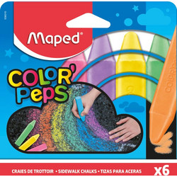 Κιμωλίες Maped Πεζοδρομίου 6τεμ
