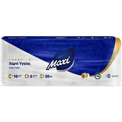 Maxi Χαρτί Υγείας Decor 10 Ρολά 3 Φύλλων 100gr
